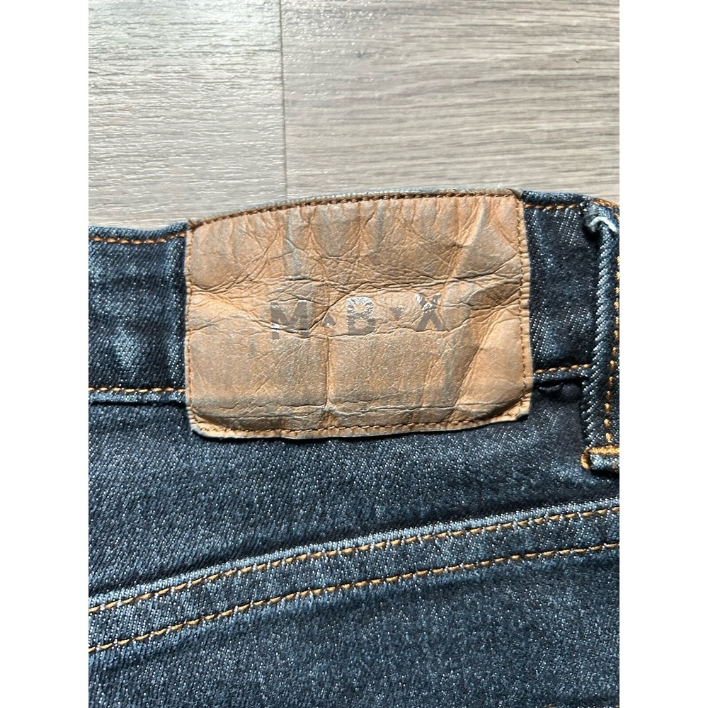 MBX Jeans Men's 36 x 29 Measured Dark Blue Slim-Fit Stretch Denim Pants - Picture 10 of 10
